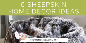 DIY Sheep Crafts | 6 Sheepskin Home Decor Ideas | Shepherd Like A Girl