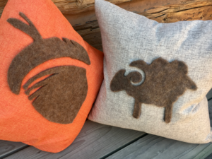 5-Day FALL Craft Challenge | Homemade Felt Silhouette Pillows | DIY Sheep Crafts