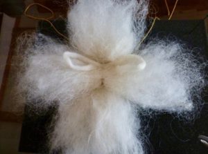 DIY Sheep Crafts | How to Needle Felt a Roving Angel | Shepherd Like A Girl