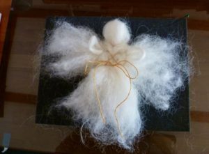 DIY Sheep Crafts | How to Needle Felt a Roving Angel | Shepherd Like A Girl
